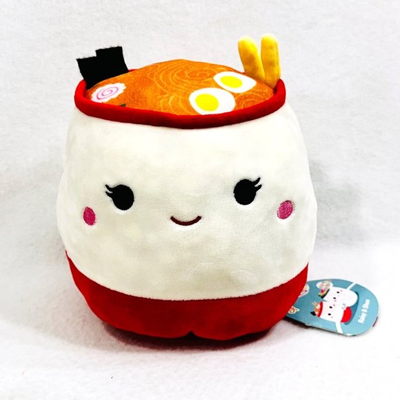 Raisy & Shun Flip a Mallows by Squismallows - Ramen & Sushi roll Plush Toy - Picture 1 of 15
